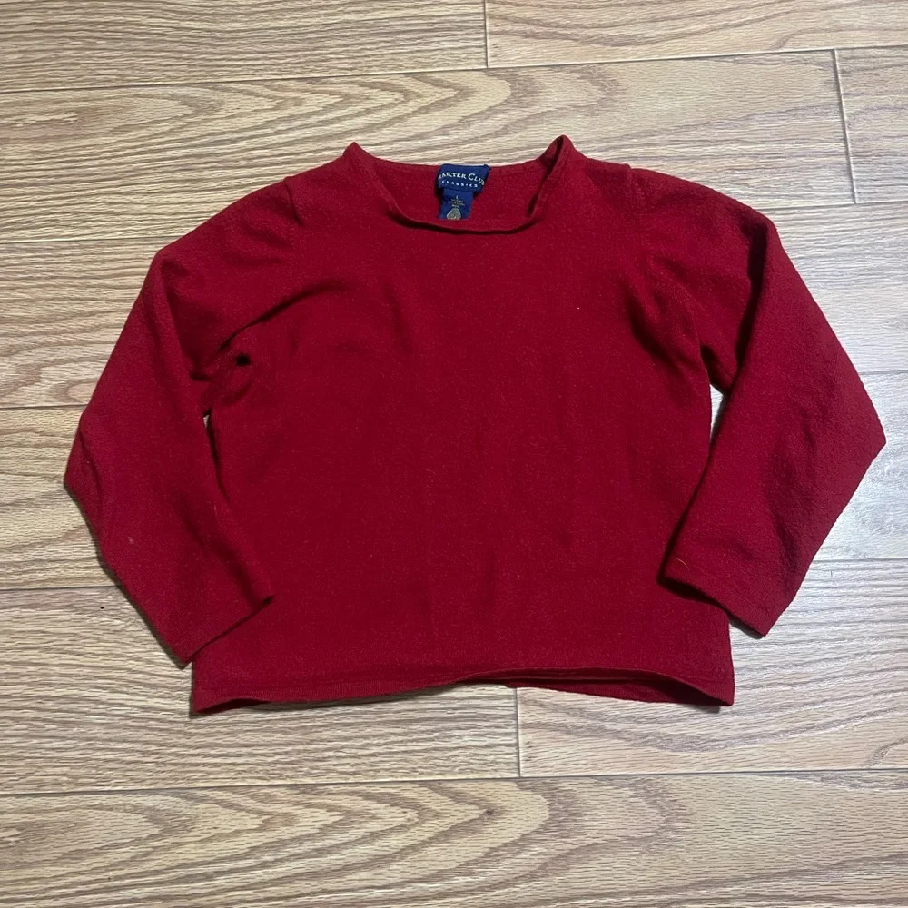 Charter Club Wool Sweater Girls Large